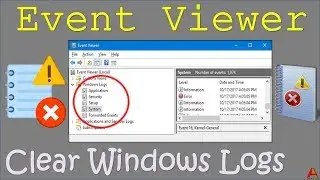 Clear windows logs Event Viewer | Ahsan Tech Tips