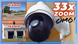 WOAH! This 5MP 33x Zoom PTZ Has It All! 500ft of IR + A.I. Powered Smart Events (5MP-PTZ33x)