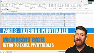 Introduction to Filtering Excel PivotTables - Part 3