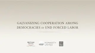 Galvanizing Cooperation Among Democracies to End Forced Labor