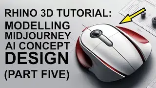 Rhino 3D Demo: Modelling a Midjourney AI-generated Concept Design (Part 5)