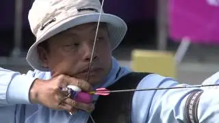 Archery - Great Britain v Chinese Taipei - Mens Team Recurve Open - Quarterfinals - London 2012