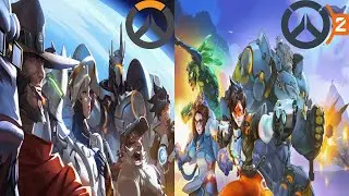 Overwatch 1 vs Overwatch 2 - Default Heros skins