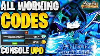 💥*NEW* ALL WORKING CONSOLE UPDATE 1.5 CODES FOR ANIME SIMULATOR! ROBLOX ANIME SIMULATOR CODES