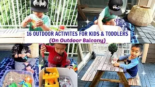 *NEW* OUTDOOR ACTIVITIES FOR KIDS & TODDLERS ON CONDO BALCONY | HOW TO ENTERTAIN YOUR 3 YEAR OLD