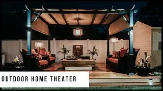 OUTDOOR PATIO TOUR 2021| Outdoor Home Theater Setup