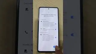 Samsung Android first configuration