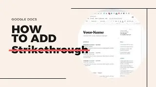 How to Easily Add Strikethrough to Text on Google Docs