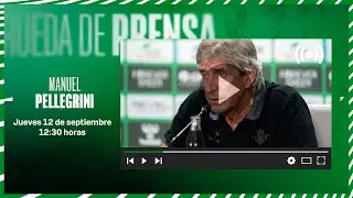 🚨 DIRECTO | Rueda de prensa de Manuel Pellegrini previa al #RealBetisLeganés ⚽💚