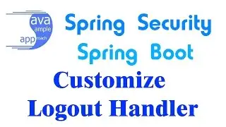 Spring Security Customize Logout Handler