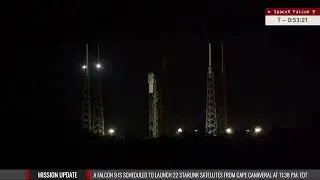 Replay: SpaceX Starlink satellite launch scrubbed at Cape Canaveral