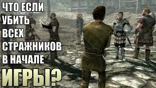 Что Будет Если Убить Стражников в Начале Игры? Skyrim Anniversary