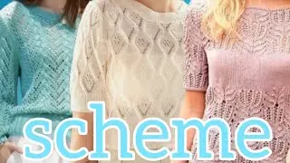 Вязание для женщин: кофты и свитера + 13 схем вязания. Knitting: sweaters + 13 knitting patterns.