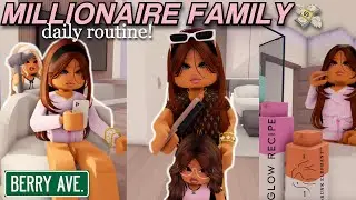 Millionaire Family Daily Routine 💵 | Roblox Berry Avenue Roleplay