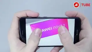 Распаковка смартфона Huawei nova 2 чёрного цвета