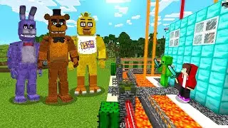 Los Animatrónicos de FNAF vs. la Casa de Seguridad | Minecraft