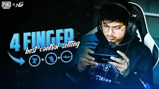 PUBG MOBILE BEST 4 FINGER CLAW SETTINGS EVER | Mr.NIKHIL GAMER