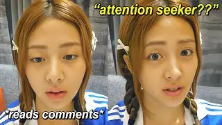 Yunjin's savage response to a hater who called her 'attention seeker' during live