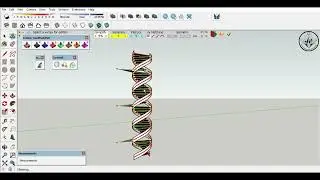 Sketchup Tutotial | Learn Sketchup | DNA HELIX WITH CURVILOFT #sketchup #viral #sketchuptutorial