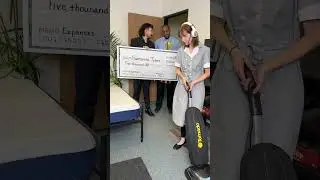 Hardworking janitor receives a lot of money from the office boss #Shorts