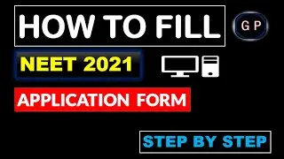 how to fill NEET 2021 Application Form Step by Step registration process in Hindi .Upload Documents.