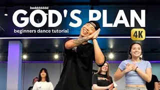 Beginners dance choreography class to Gods plan by Drake