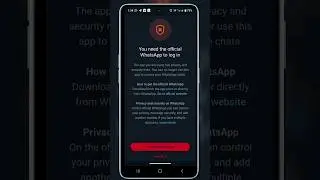 You need the official WhatsApp to log in | How to fix you need the official  WhatsApp to log in