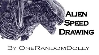 Alien Pen Drawing: Live Stream Alien Isolation