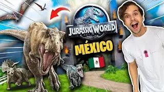 Asi es el NUEVO parque de JURASSIC WORLD en México !! / Memo Aponte