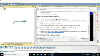 2.2.1.4 Packet Tracer - Configuring SSH