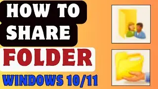 How to share a folder in "windows 10" and "windows 11" | File sharing over a network in Windows