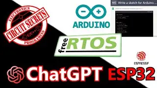 How to write Code with ChatGPT for the esp32 using FreeRTOS and functions