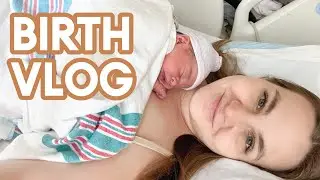 RAW + EMOTIONAL UNMEDICATED BIRTH VLOG | The Doctor Didn't Make It!