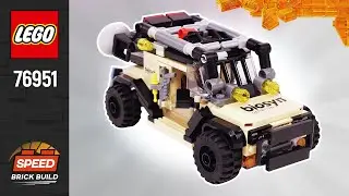 LEGO Jurassic World Biosyn Genetics Truck MOC (76951)[234 pc] Building Instructions @SPEEDBrickBuild