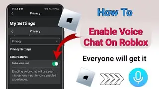 How To Enable Roblox Voice Chat (Without Verification 2024)| Enable Voice Chat in Roblox