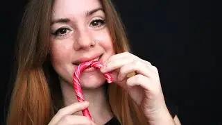 ASMR CANDY CANE EATING SOUNDS