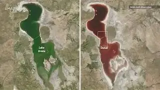 Why a Lake in Iran Changed from Green to Blood Red