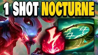 Try this Nocturne BUILD to 1 SHOT enemy before you land  | Nocturne Jungle Gameplay Guide Season 14