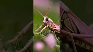 Pink Grasshoppers: Natures Marvels | Watch in Awe! #agtech #agindustry #nature #agriculture