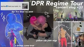 DPR Regime Tour Concert Vlog 🚕: I caught dpr live's flower, he liked my post, kbbq, LA nights, etc.