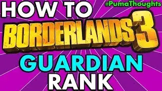 BEST SKILLS, PERKS and STATS for the GUARDIAN RANK SYSTEM in BORDERLANDS 3 #PumaThoughts