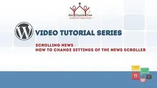 Scrolling News - How to change settings of the news scroller