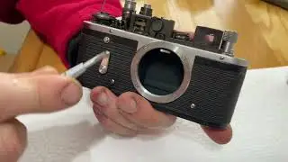 Zorki 4K USSR camera how to adjust vertical alignment in rangefinder part 2