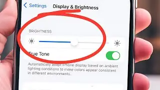 How To Turn On / OFF auto brightness in iPhone | How to Adjust Brigtness 11/12/13/14/15/16 Pro Max