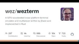 GitHub - wez/wezterm: A GPU-accelerated cross-platform terminal emulator and multiplexer written ...