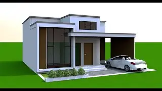 Sweet Home 3d New Modern House Design 2024 ||  Realistic  Cara Ramah Modern House in Sweet Home 3d