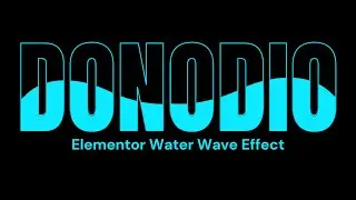 Elementor Water Wave Text Animation | Elementor Pro Tutorial