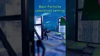 Best #fortnite #colorblind setting in Chapter 5🤩