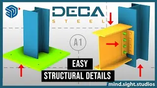 DECAsteel Beginner's Guide (Part 1): Efficient Structural Steel Elements in SketchUp