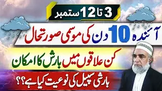 Weather Forecast for Next 10 days in Pakistan || Crop Reformer